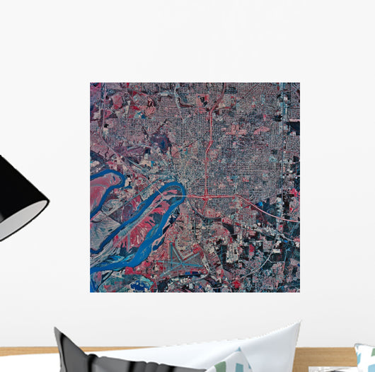 Satellite Montgomery Alabama Wall Decal
