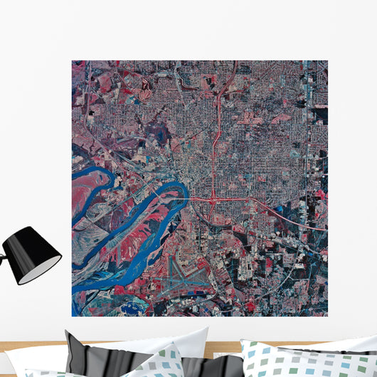 Satellite Montgomery Alabama Wall Decal