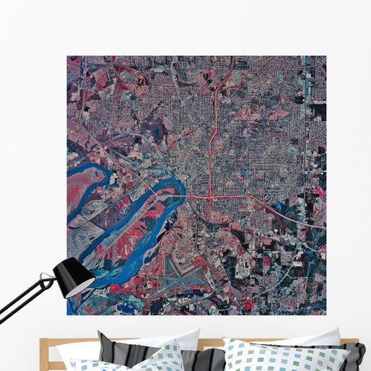 Satellite Montgomery Alabama Wall Decal