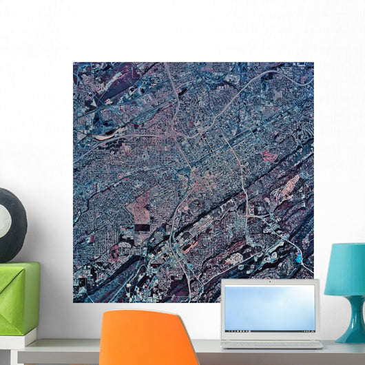 Satellite Birmingham Alabama Wall Decal