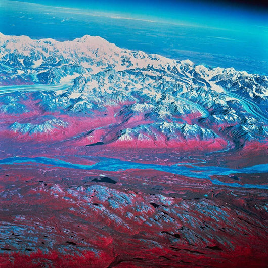 Satellite Mount McKinley Alaska Wall Decal