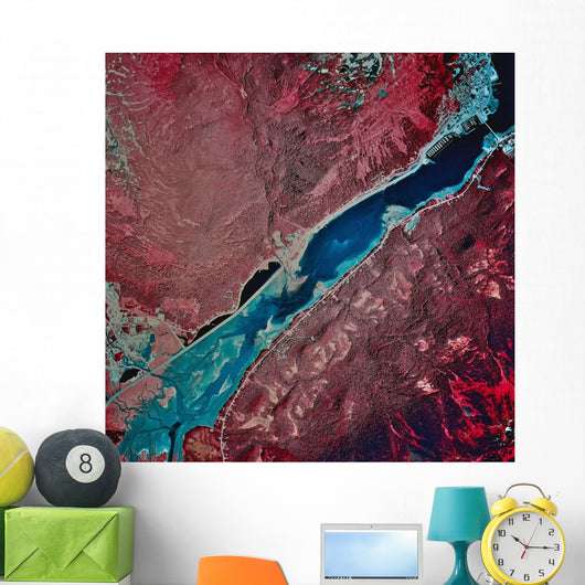 Gastineau Channel and Juneau Wall Decal