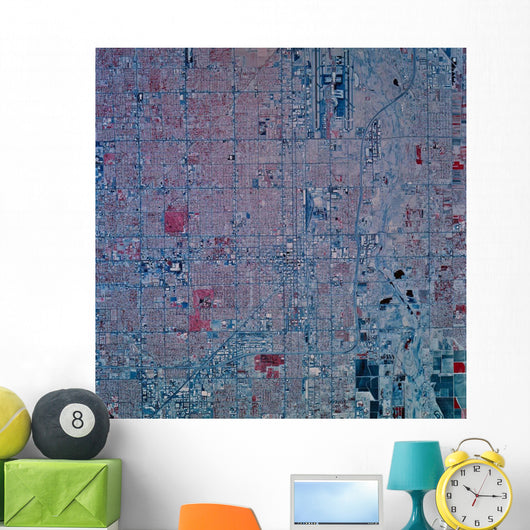 Satellite Phoenix Arizona Wall Decal
