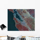 Satellite San Francisco California Wall Decal Design 1
