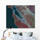 Satellite San Francisco California Wall Decal Design 1
