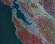 Satellite San Francisco California Wall Decal Design 1
