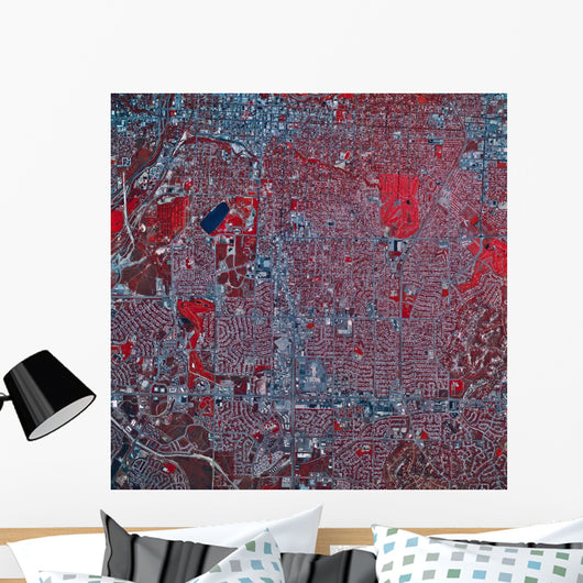 Satellite Colorado Springs Colorado Wall Decal