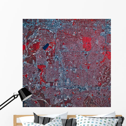 Satellite Colorado Springs Colorado Wall Decal