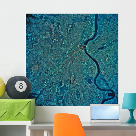Satellite Hartford Connecticut Wall Decal