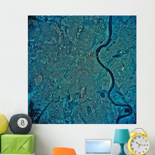 Satellite Hartford Connecticut Wall Decal