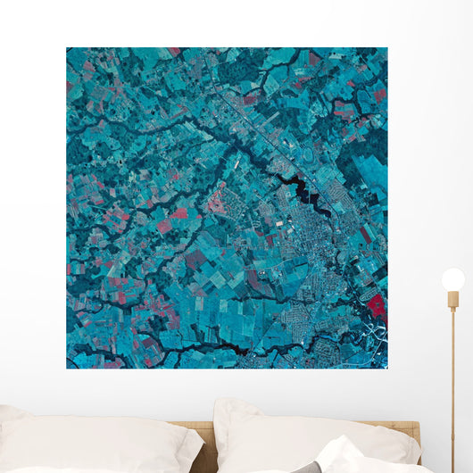 Satellite Dover Delaware Wall Decal