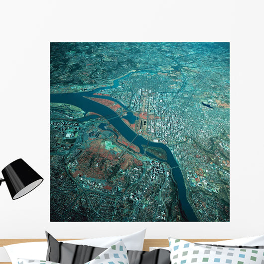 Satellite Washington Dc Wall Decal Design 1
