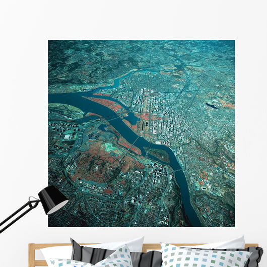 Satellite Washington Dc Wall Decal Design 1
