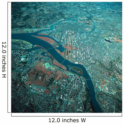 Satellite Washington Dc Wall Decal Design 1