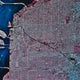 Satellite Miami Florida Wall Decal