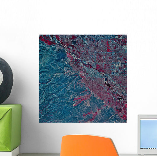 Satellite Boise Idaho Wall Decal