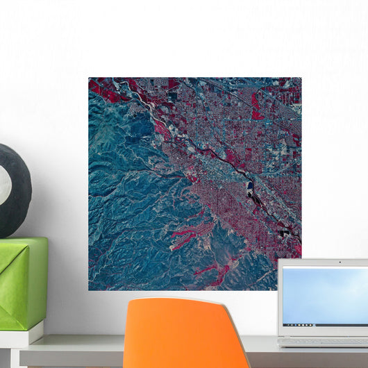Satellite Boise Idaho Wall Decal