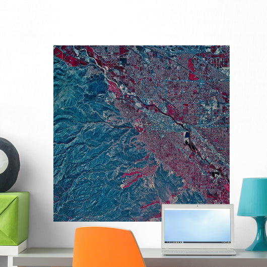 Satellite Boise Idaho Wall Decal