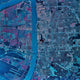 Satellite Baton Rouge Louisiana Wall Decal