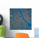 Satellite Detroit Michigan Wall Decal