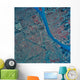 Satellite Detroit Michigan Wall Decal