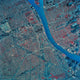Satellite Detroit Michigan Wall Decal