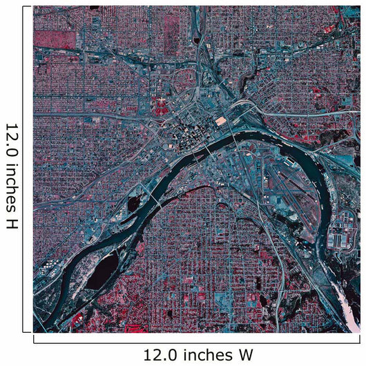 Satellite St Paul Minnesota Wall Decal Design 1