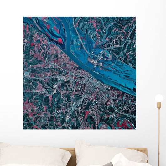 Satellite Jefferson City Missouri Wall Decal