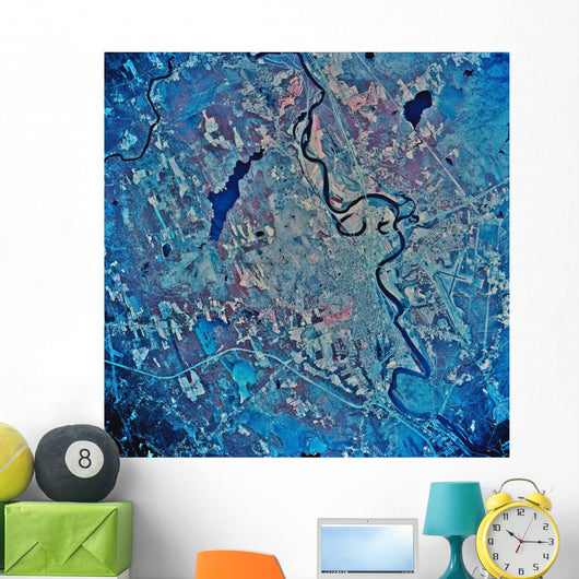 Satellite Concord New Hampshire Wall Decal
