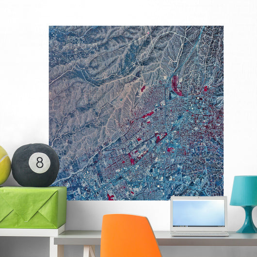 Satellite Santa Fe New Wall Decal Design 1