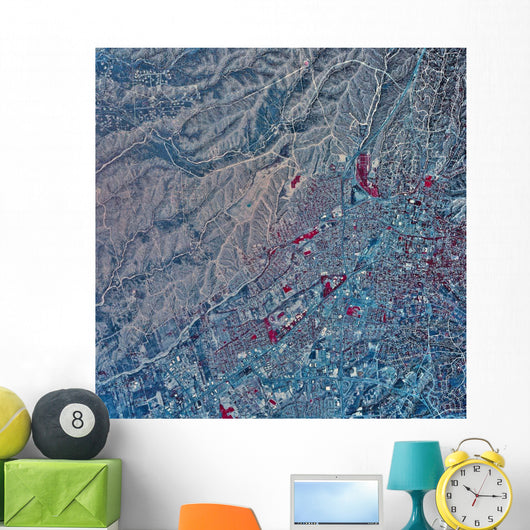 Satellite Santa Fe New Wall Decal Design 1