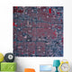 Satellite Albuquerque New Mexico Wall Decal Design 1