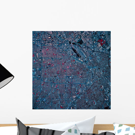 Satellite New York New Wall Decal Design 2