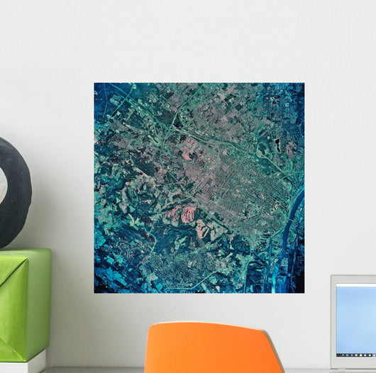 Satellite Albany New York Wall Decal