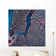 Satellite Manhattan Brooklyn New Wall Decal