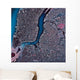 Satellite Manhattan Brooklyn New Wall Decal