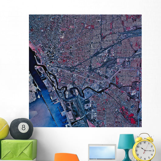 Satellite Buffalo New York Wall Decal