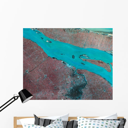 Satellite Shanghai China Wall Decal