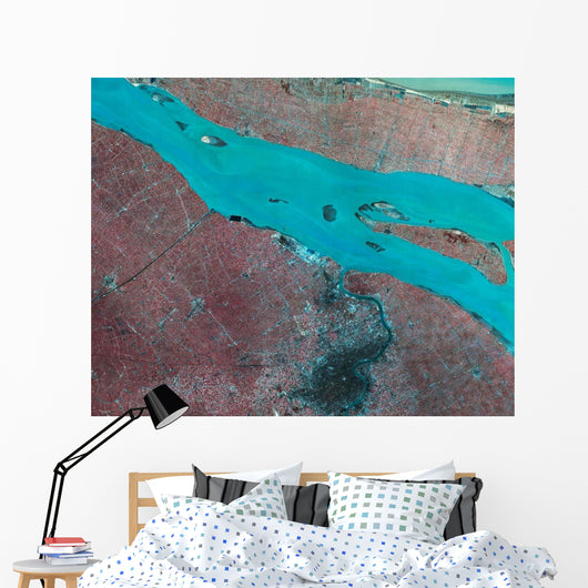 Satellite Shanghai China Wall Decal