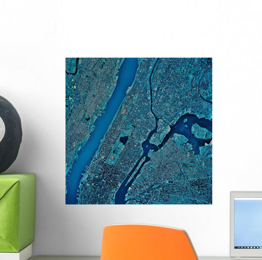 Satellite New York New Wall Decal Design 3