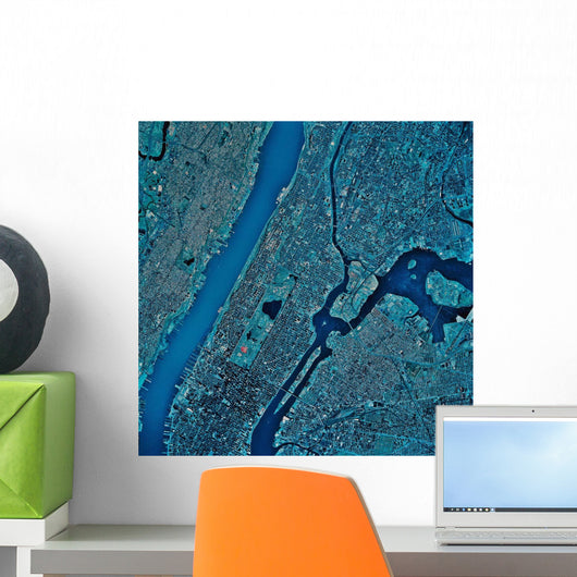 Satellite New York New Wall Decal Design 3