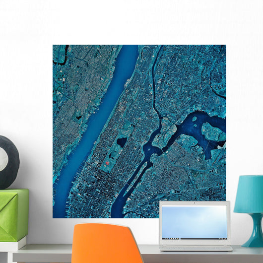 Satellite New York New Wall Decal Design 3