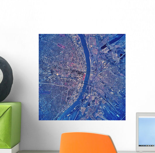 Satellite St Louis Missouri Wall Decal Design 2