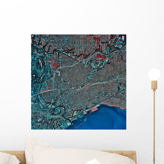 Satellite Cincinnati Ohio Wall Decal