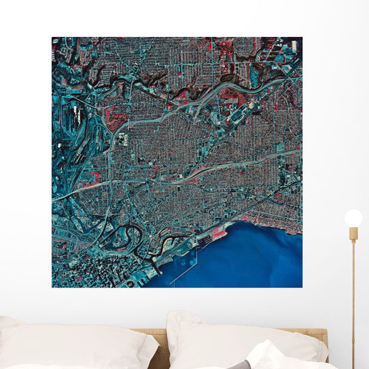 Satellite Cincinnati Ohio Wall Decal