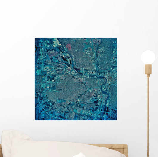 Satellite Columbus Ohio Wall Decal