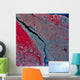 Satellite Portland Oregon Wall Decal