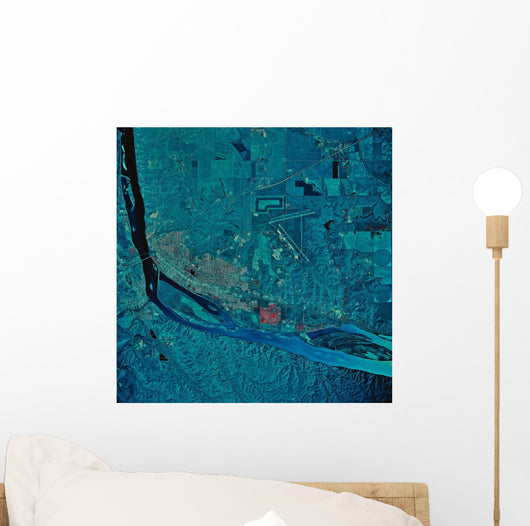Satellite Pierre South Dakota Wall Decal