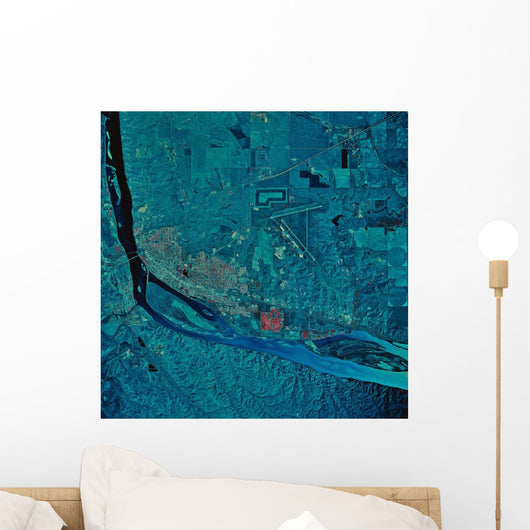 Satellite Pierre South Dakota Wall Decal