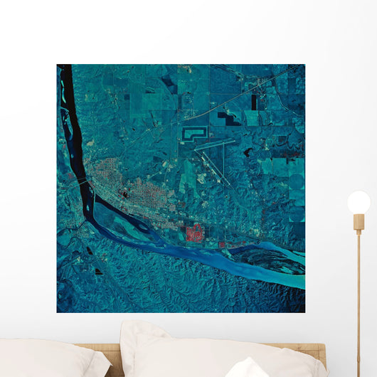 Satellite Pierre South Dakota Wall Decal